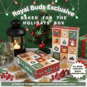 🔥🧑‍🎄🎄 Royal Buds Exclusive Baked-for-the-Holidays Box🎄🧑‍🎄🔥